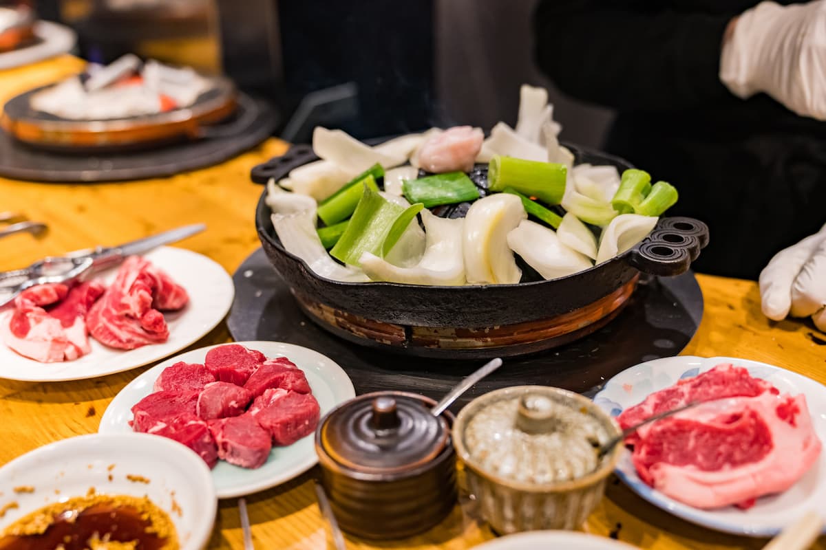 ジンギスカン焼き肉